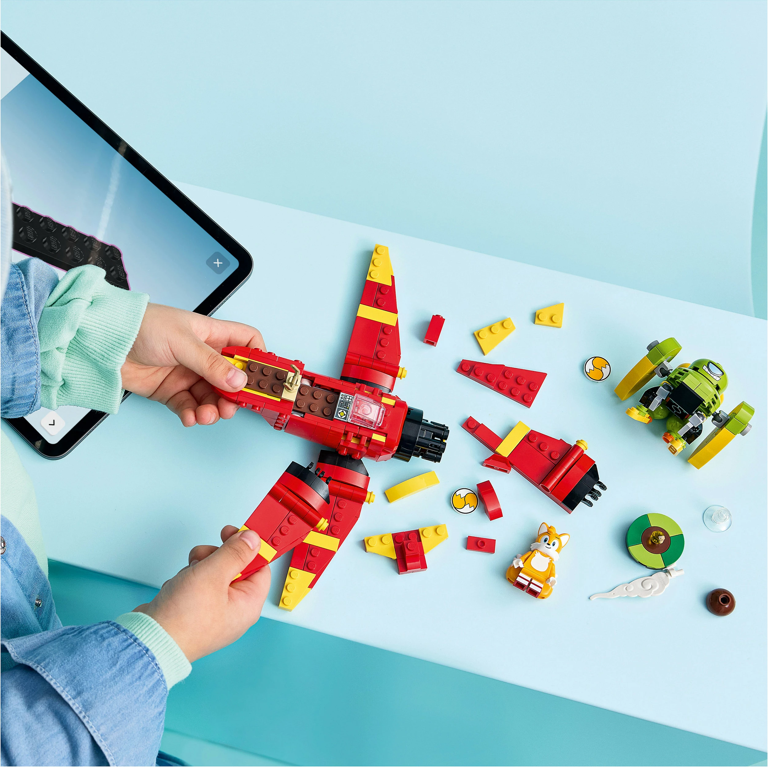 Set ndërtimi LEGO Sonic The Hedgehog 77119 Tails' Tornado-1, 310 copë, multicolor