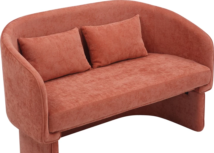 Divan dy ulësesh Playmob, ngjyrë pllakë, 128x65x79cm