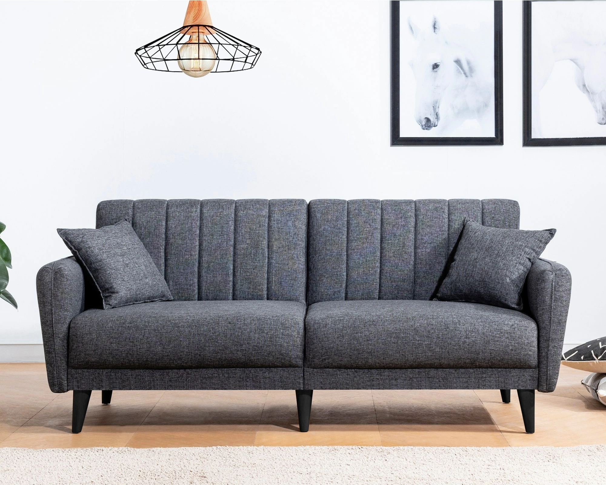 Set divan-krevat Atelier del Sofa, anthracite, AQUA-TAKIM1-S 1053