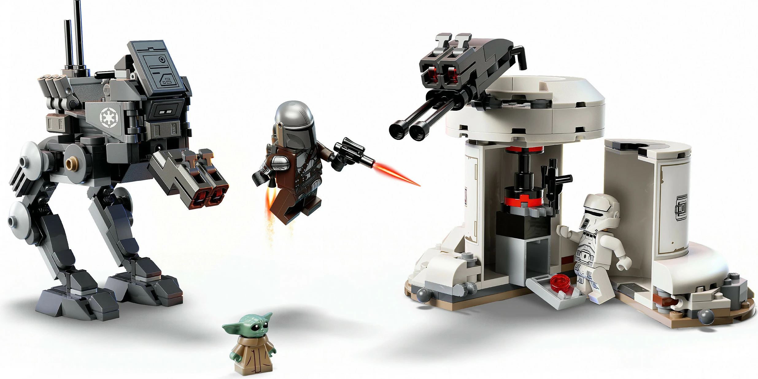 Set ndërtimi LEGO Star Wars 75444 AT-RT Attack, 297 pjesë, shumëngjyrësh
