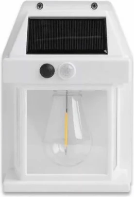 Ndriçues muror solar LED Asalite ASAL0289 3W 100 lm 3000K IP44 120×170 mm, i bardhë