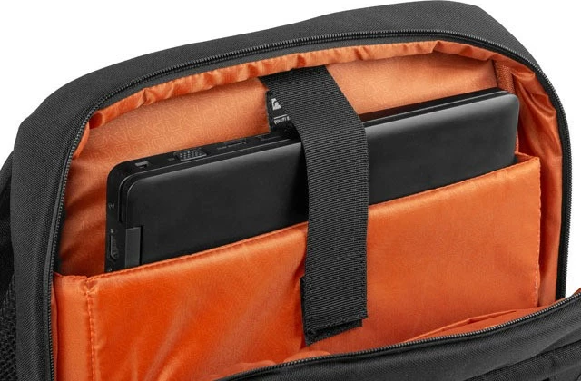 Çantë shpine Natec Niala, 15.6 inç, 18L, e zezë me portokalli