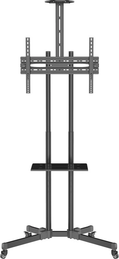 Qëndrim mobil për TV Techly 364477, për 37-70 inç, 2 rafte, i zi