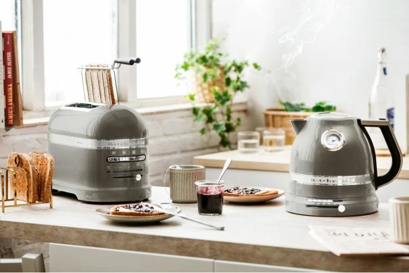 Çajnik elektrik KitchenAid 5KEK1522EMS, gri