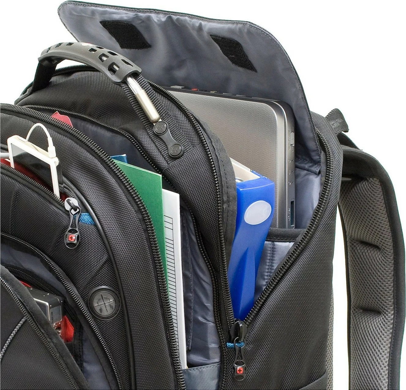 Çantë shpine për laptop Wenger/SwissGear 600637, 17", 30 L, e zezë