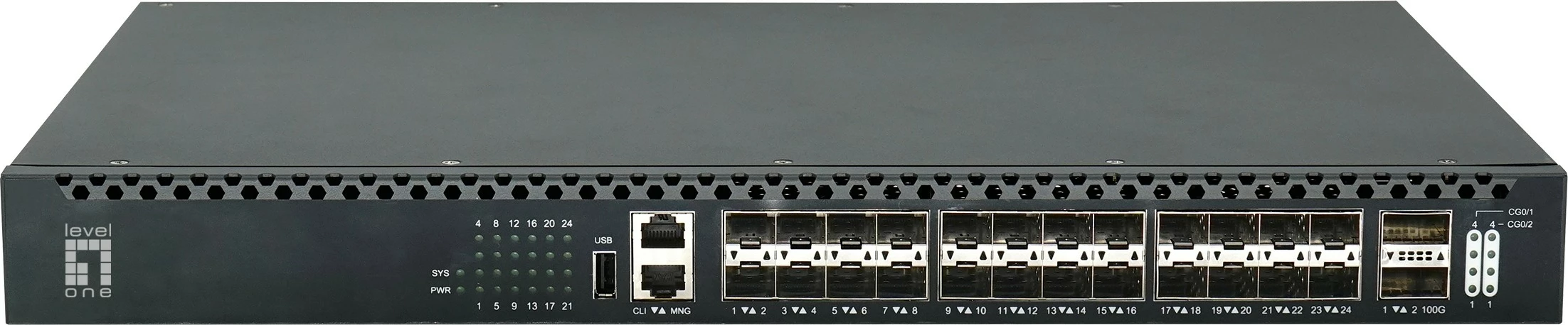 Repeater rrjeti LevelOne Gigabit PoE, 2 dalje PoE, i zi