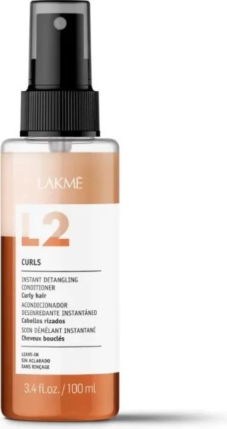 Kondicioner pa shpëlarje për flokë kaçurrela Lakme L2 Curls për femra, 100ml