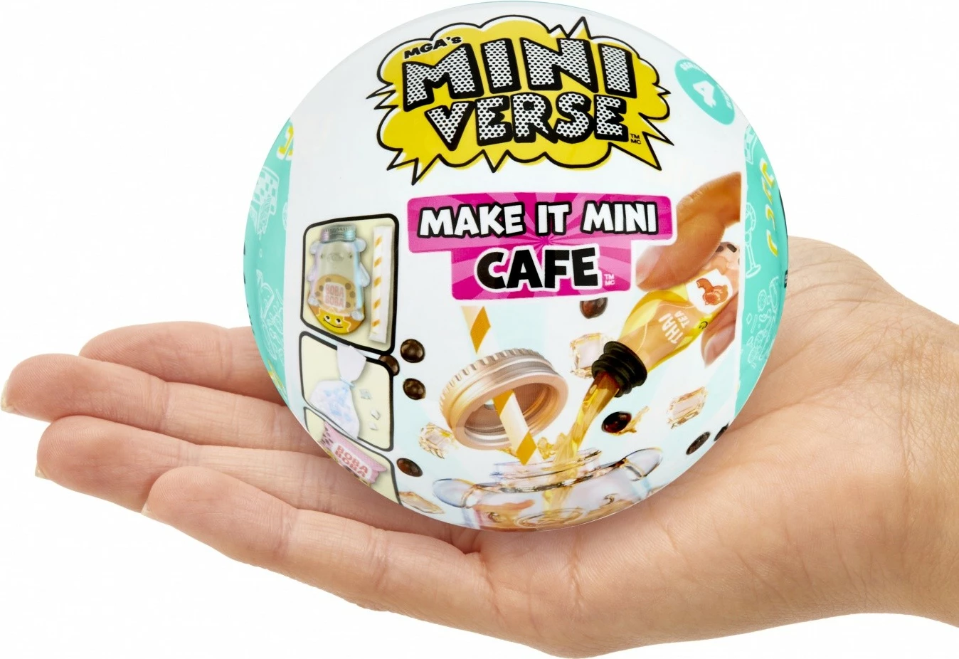 Set figurina MGA Miniverse Make It Mini Foods: Cafe, plastikë, 1 copë