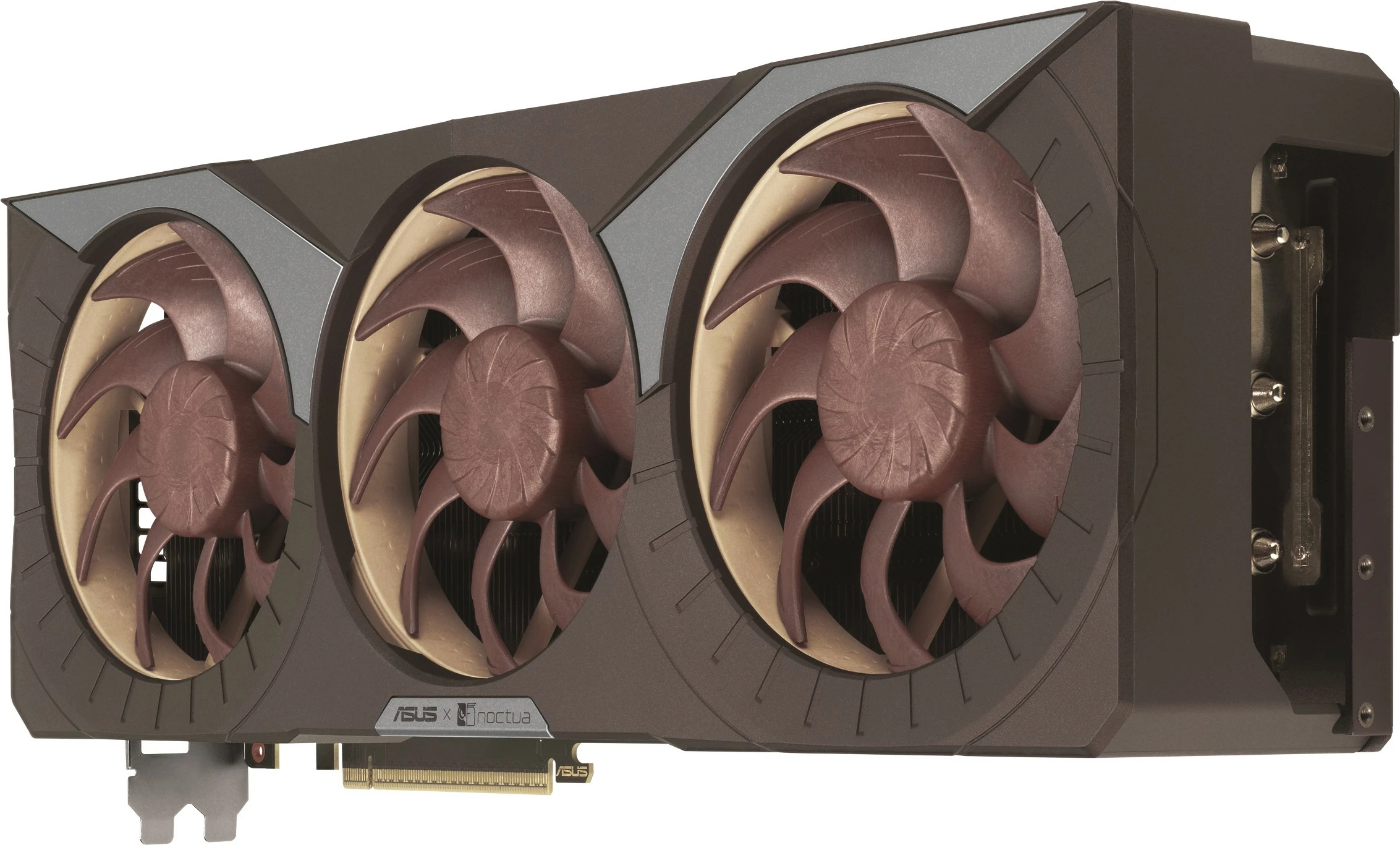 Kartelë grafike ASUS RTX 5080 Noctua OC Edition 16GB GDDR7, 3 ventilatorë, kafe
