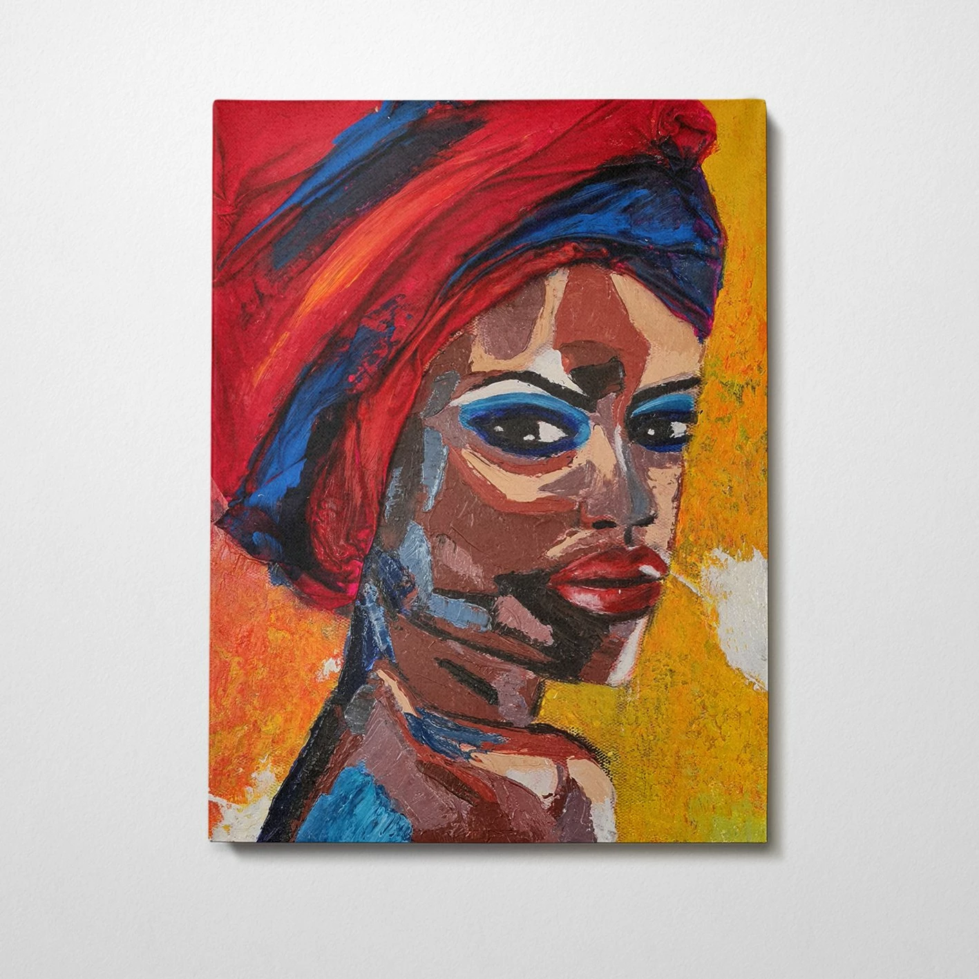 Pikturë dekorative me vaj, shumëngjyrëshe, Wallity, OPL1837326325 - 100x140 cm