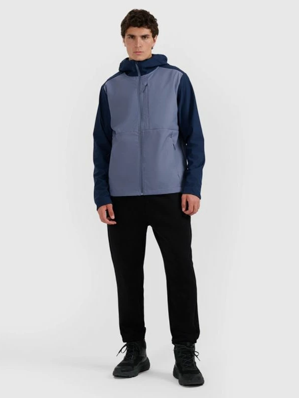 Jakne softshell për meshkuj 4f, e zezë [Madhësia: XXL]