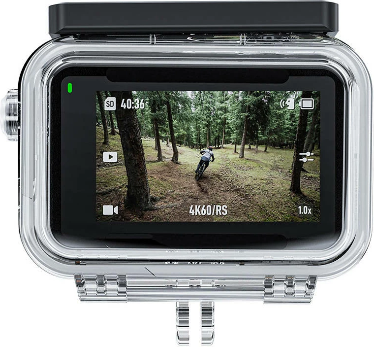 Mbështjellës i papërshkueshëm nga uji, Telesin, OA-WTP-003, për DJI Osmo Action 4/3, deri 45 m, me 3 fletë kundër mjegullës