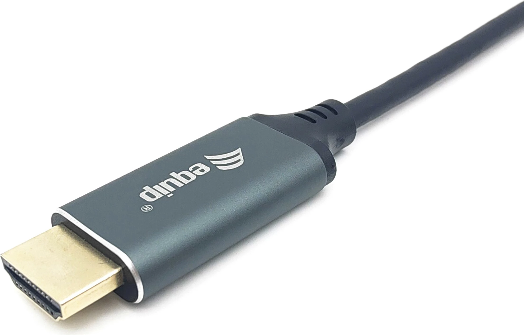 Kabëll USB-C në HDMI Equip 2.0m, 4K/60Hz, gri/zi