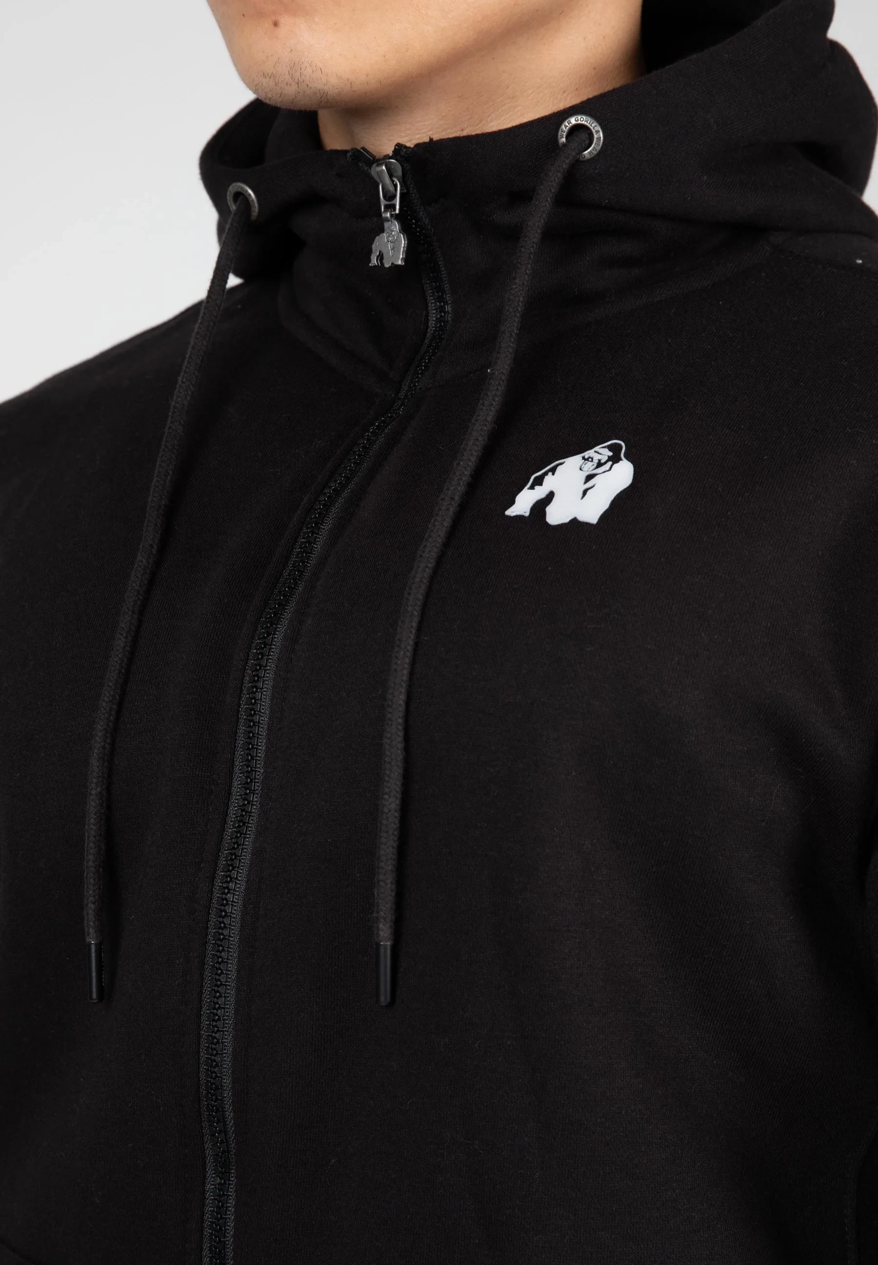 Kennewick Zipped Hoodie - Black [Madhësia: S]