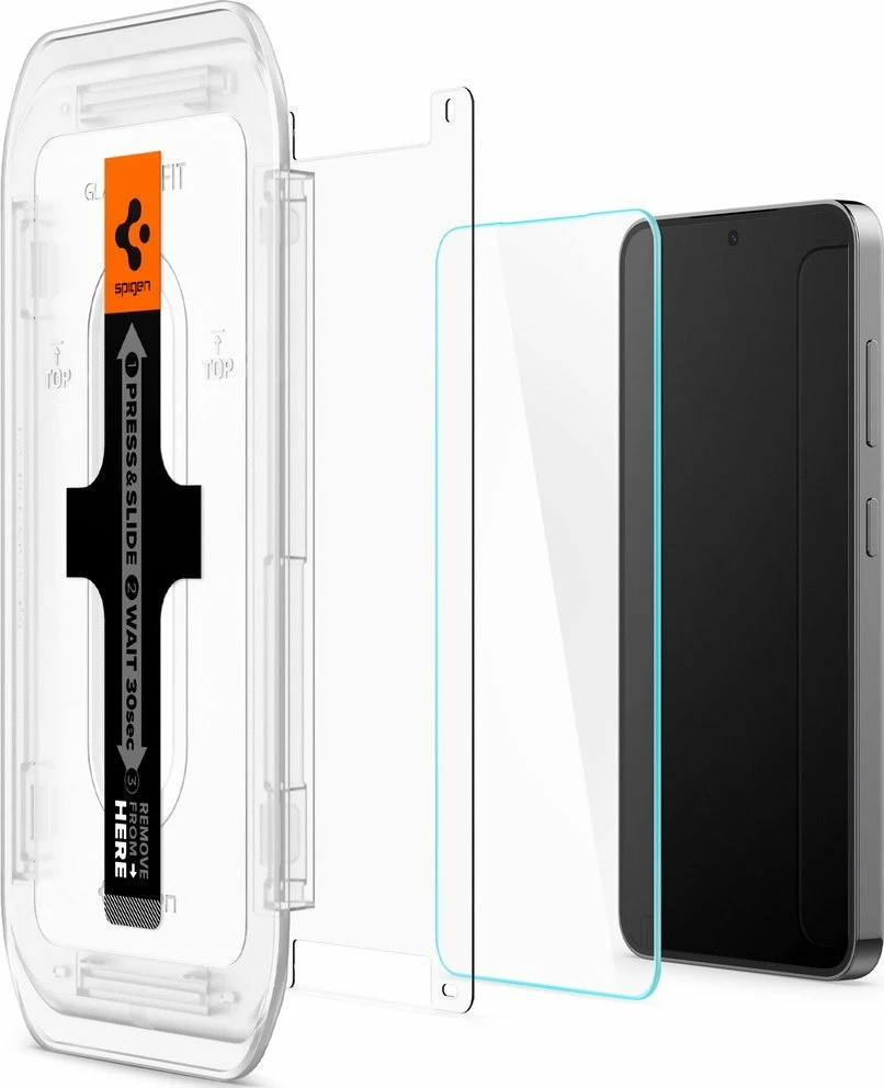 Mbrojtës ekrani Spigen GLAS.tR EZ Fit HD për Samsung Galaxy S24, xham i kalitur, transparent, 2 copë