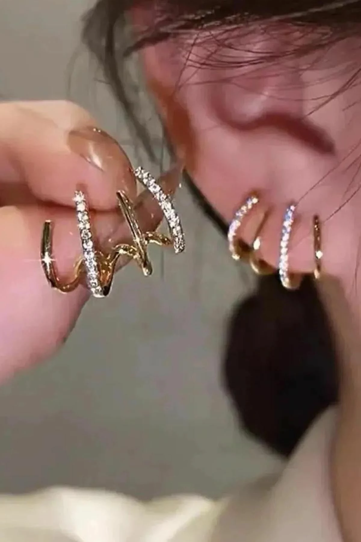 Vathë të artë me zirkon, Jumeon, Gld-Ckzrkn