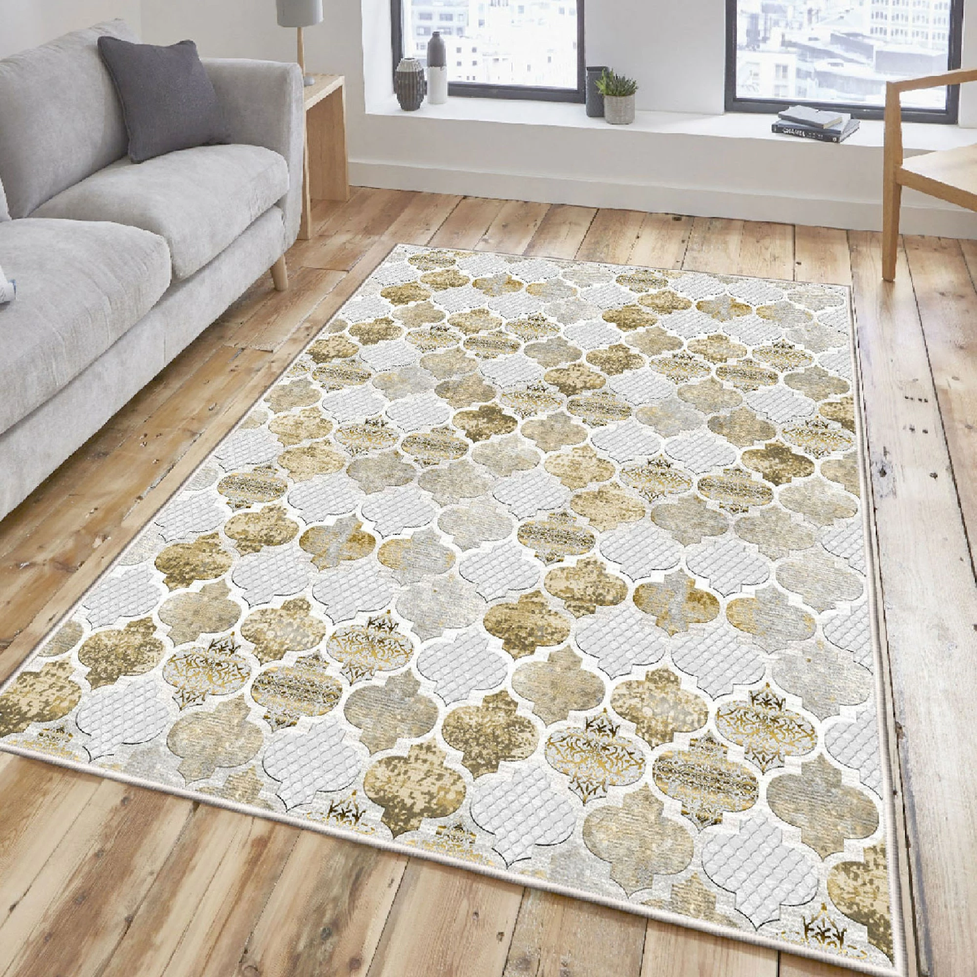 Qilim Velvet Conceptum Hypnose, shumëngjyrësh, 80x120cm, Els2389