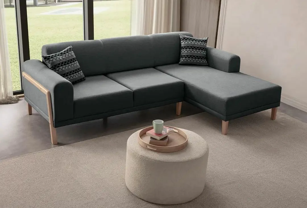 Këndare Atelier del Sofa, ngjyrë anthracite, Relax Right
