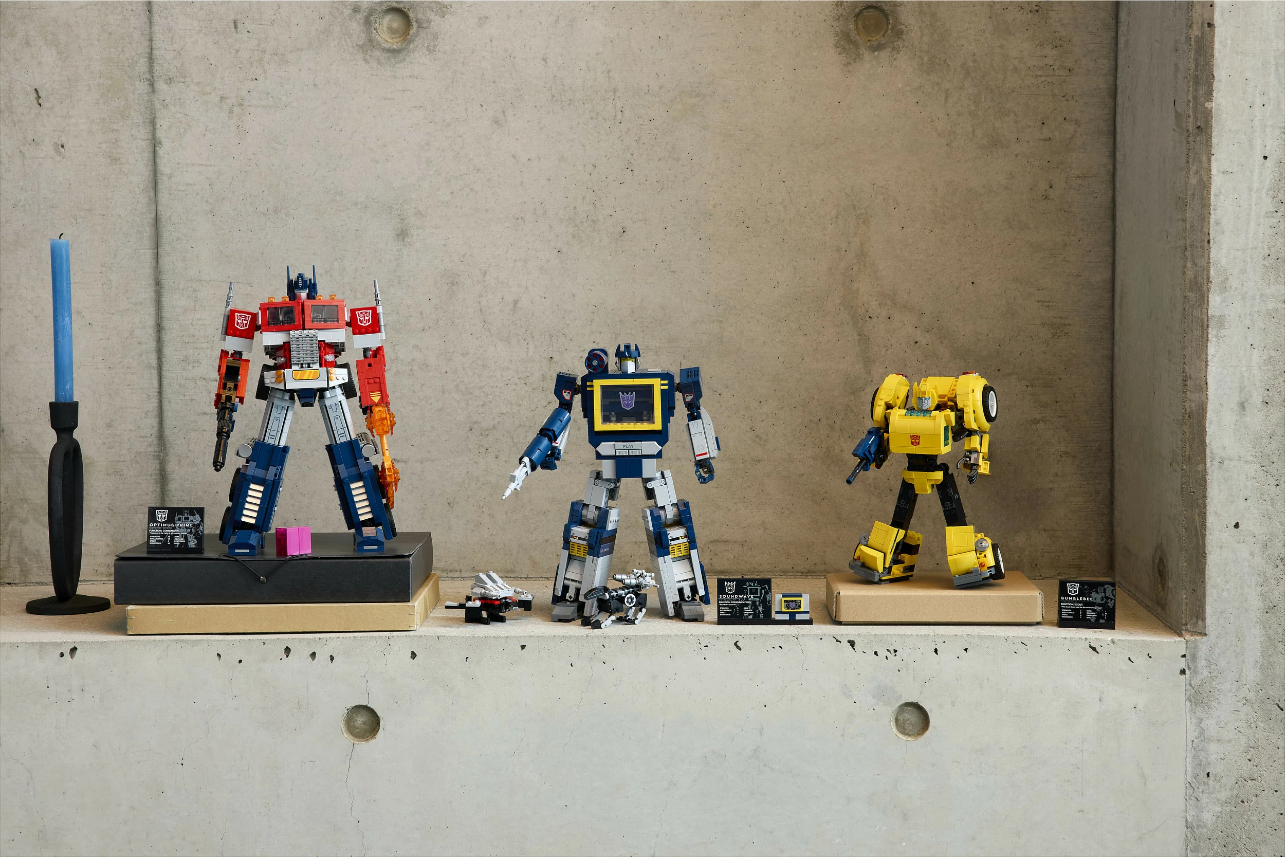 Set ndërtimi LEGO Icons Transformers Soundwave 10358, 1505 pjesë, 18+, multikolor