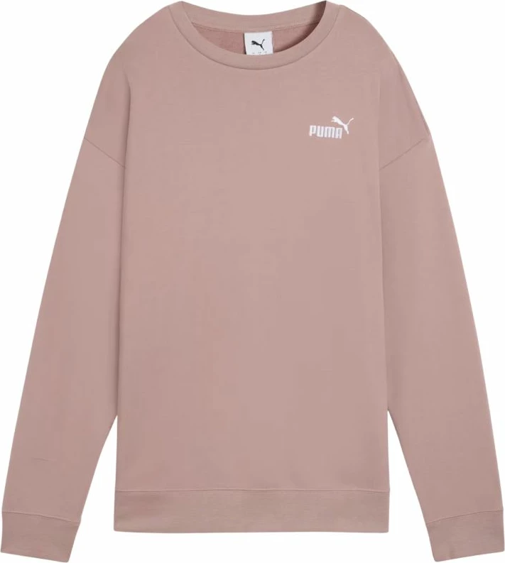 Duks për femra Puma ESS Small No. 11 Logo Relaxed Crew, rozë