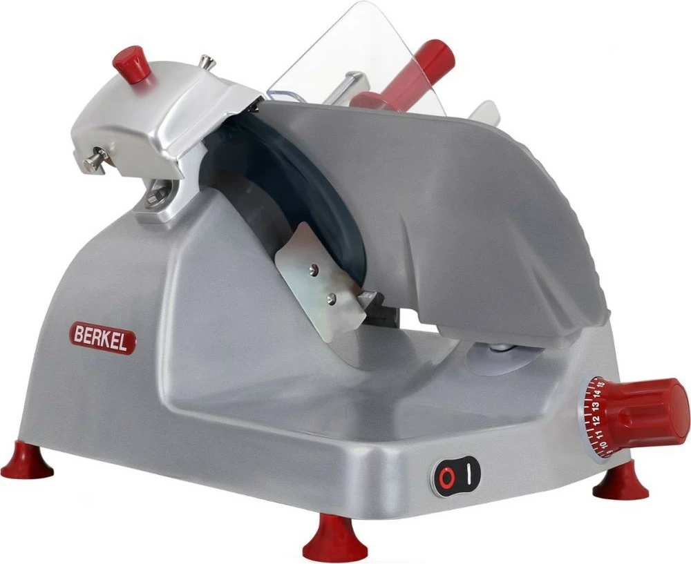 Prerëse elektrike Berkel Pro Line XS25, 25cm, çelik inox, gri/kuqe
