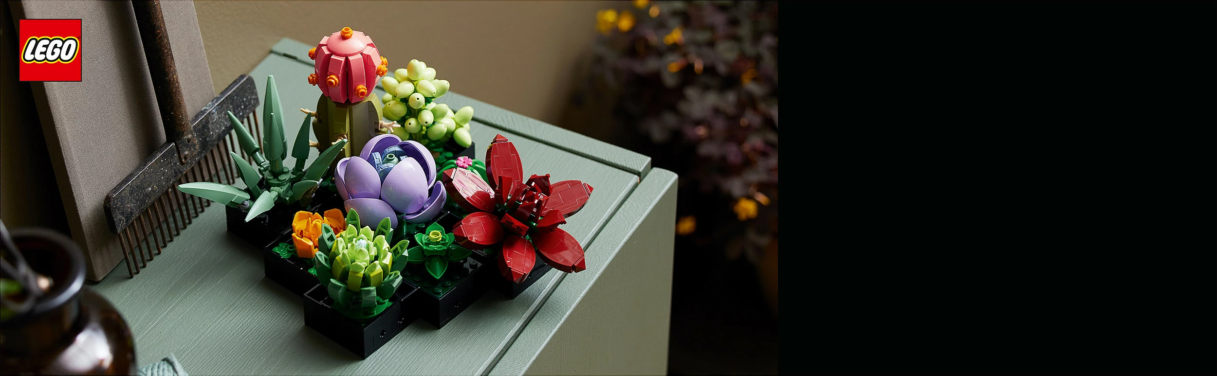 Set ndërtimi LEGO Botanicals Succulents 10309, 771 copë, 18+, multikolor