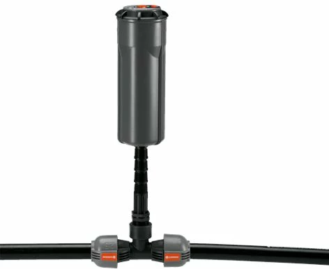 Ndarës T për gyp ujitjeje Gardena 2790-20, 25 mm x 3/4\" (GW), gri/zezë