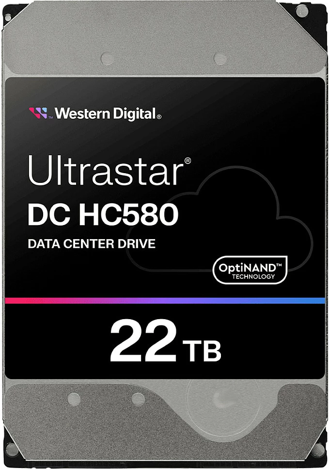 Hard disk i brendshëm Western Digital Ultrastar DC HC580 22TB, 3.5", SAS, 7200 RPM