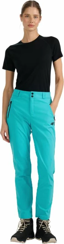 Pantallona softshell për femra 4F, kaltër [Madhësia: XXL]