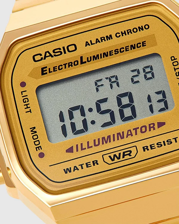 Orë dore Casio A168WG-9W, e artë