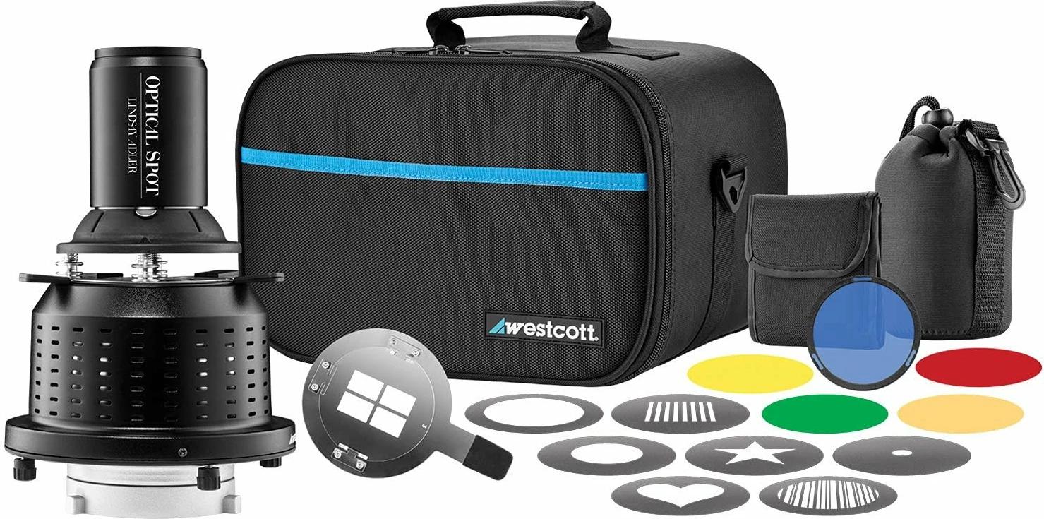 Set gobo Westcott Lindsay Adler për Optical Spot, 10 copë