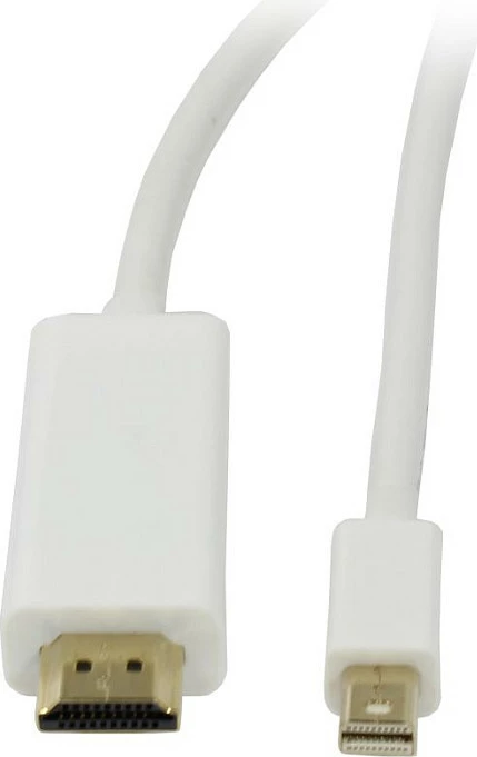 Kabllo video Synergy21 mini DisplayPort 1.2 në HDMI 2.0, 1m, 4K@60Hz, e bardhë