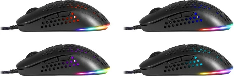 Maus Gaming Defender GM-620L, 12800 DPI, 7P RGB