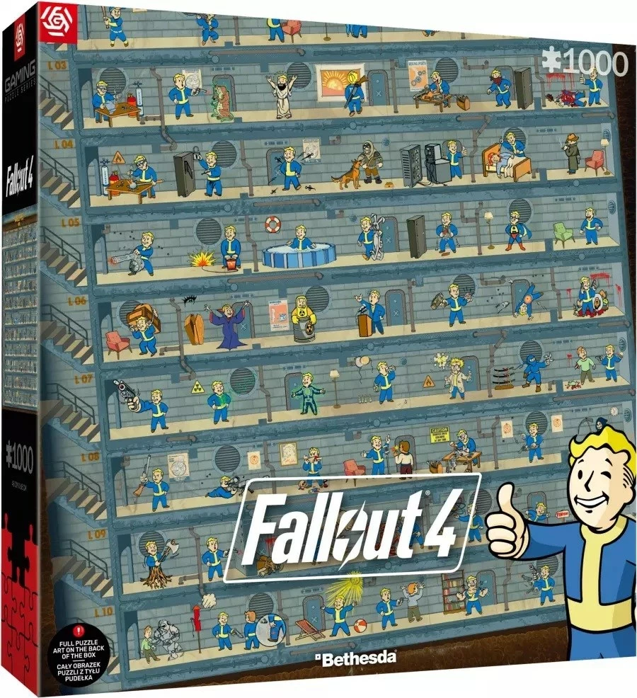 Puzzle Cenega Publishing Fallout 4: Perk Poster, 1000 pjesë