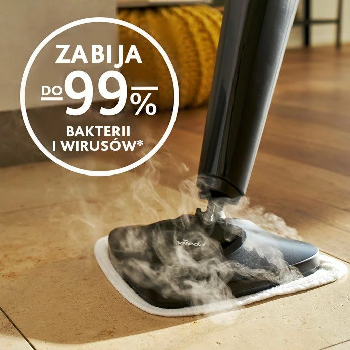 Mop me avull Vileda Steam Plus 1550W 0.40L kabllo 6m, i zi