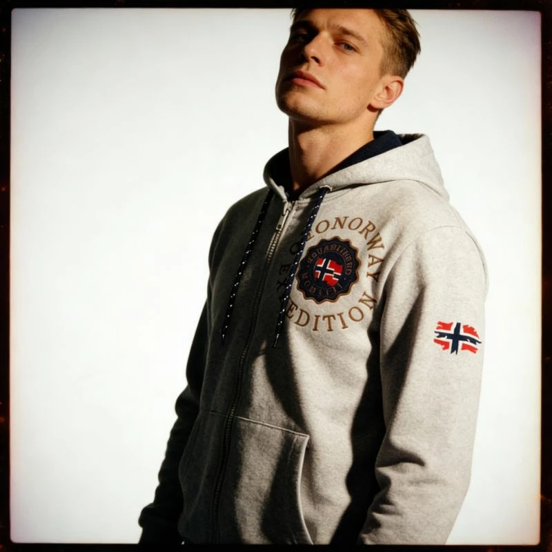 Duks për meshkuj Geographical Norway, gri [Madhësia: S]
