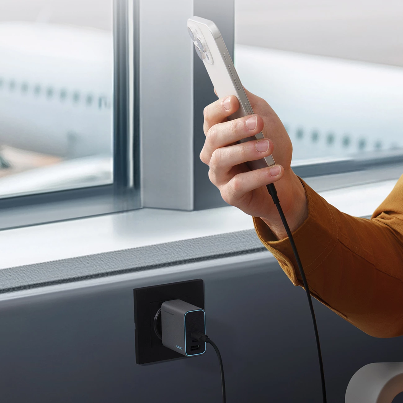 Karikues muri Cuktech CUKAD653EUGR, 65W, 2x USB-C, 1x USB-A, Gri