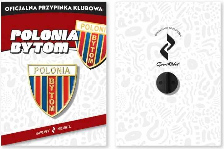 Pin për tifozë Inny, Polonia Bytom, i kuq dhe i gjelbër