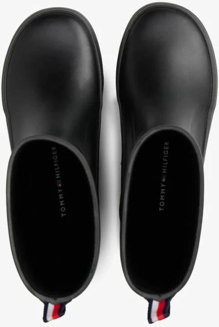 Çizme shiu Tommy Hilfiger FLAG RAIN BOOT T3XC-33923-0047999, të zeza [Madhësia: 33]