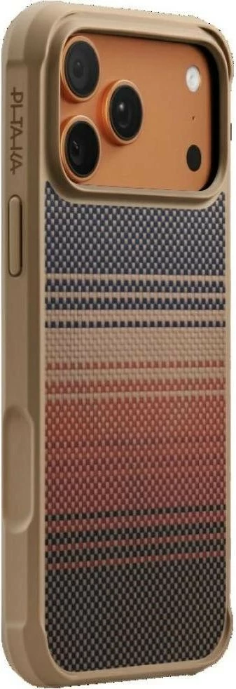 Mbështjellës Pitaka ProGuard për Apple iPhone 17 Pro Max, aramid + TPU, MagSafe, shumëngjyrësh 5