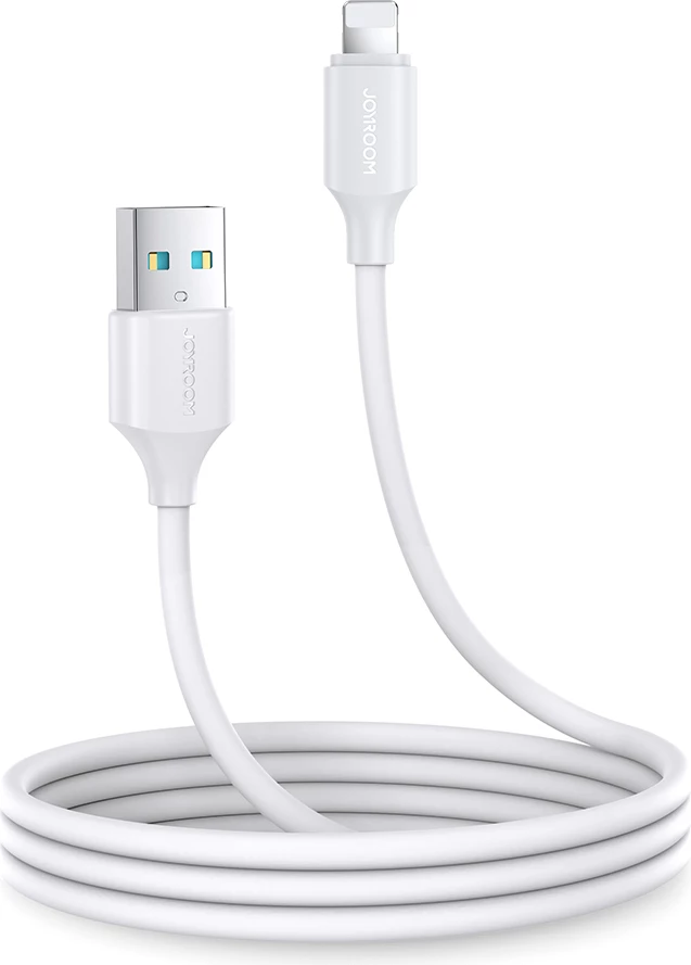 Kabllo USB-A në Lightning Joyroom Long-Lasting Series A9 S-UL012A9 1m 2.4A 20W 480Mbps e bardhë