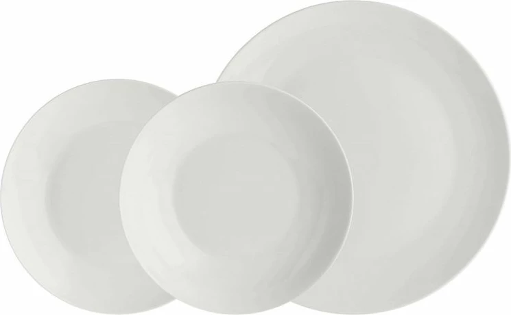 Set pjata LA PORCELLANA BIANCA Essenziale, 12 copë