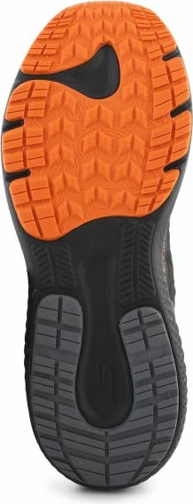 Atlete Skechers, të zeza-portokalli