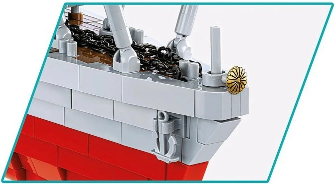 Set blloqesh Cobi Klocki IJN Akagi Aircraft Carrier, 3573 pjesë, Historical Collection