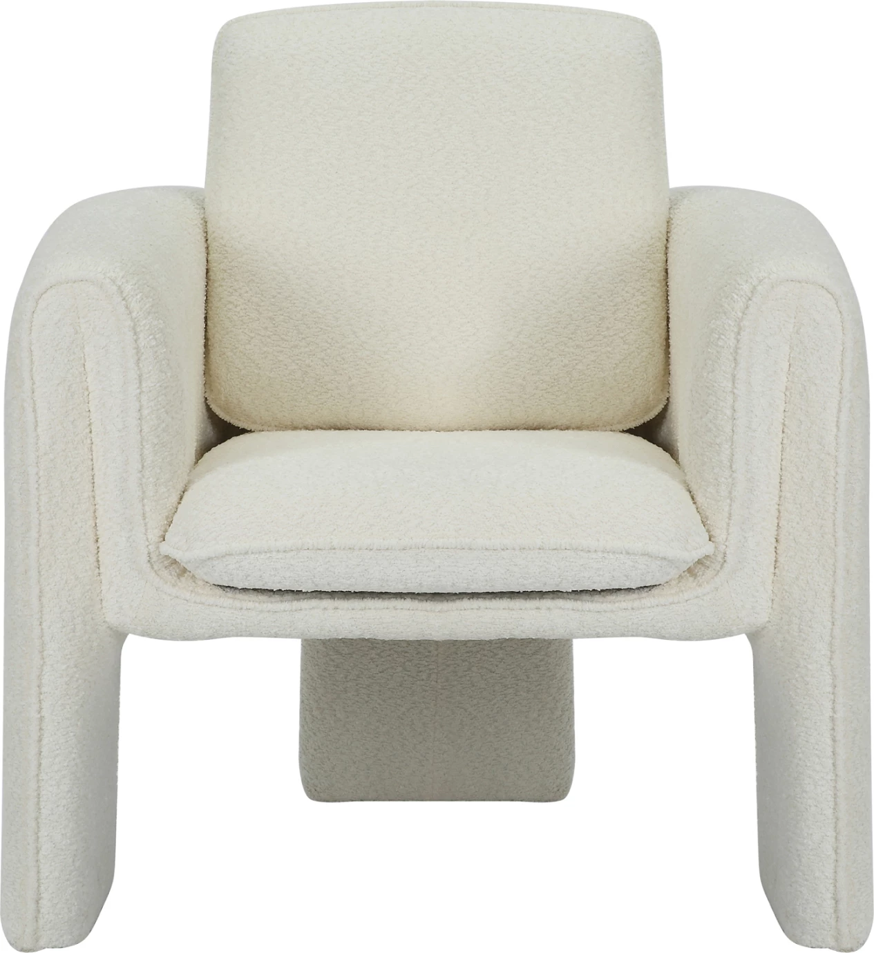 Karrige e brendshme CRUSHER FH9681.04, pëlhurë e bardhë-metal, 82x78x87H cm