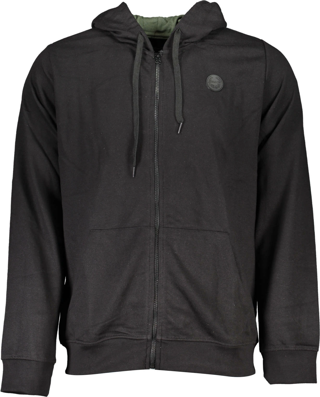 Duks me kapuç për meshkuj GIAN MARCO VENTURI, të zi