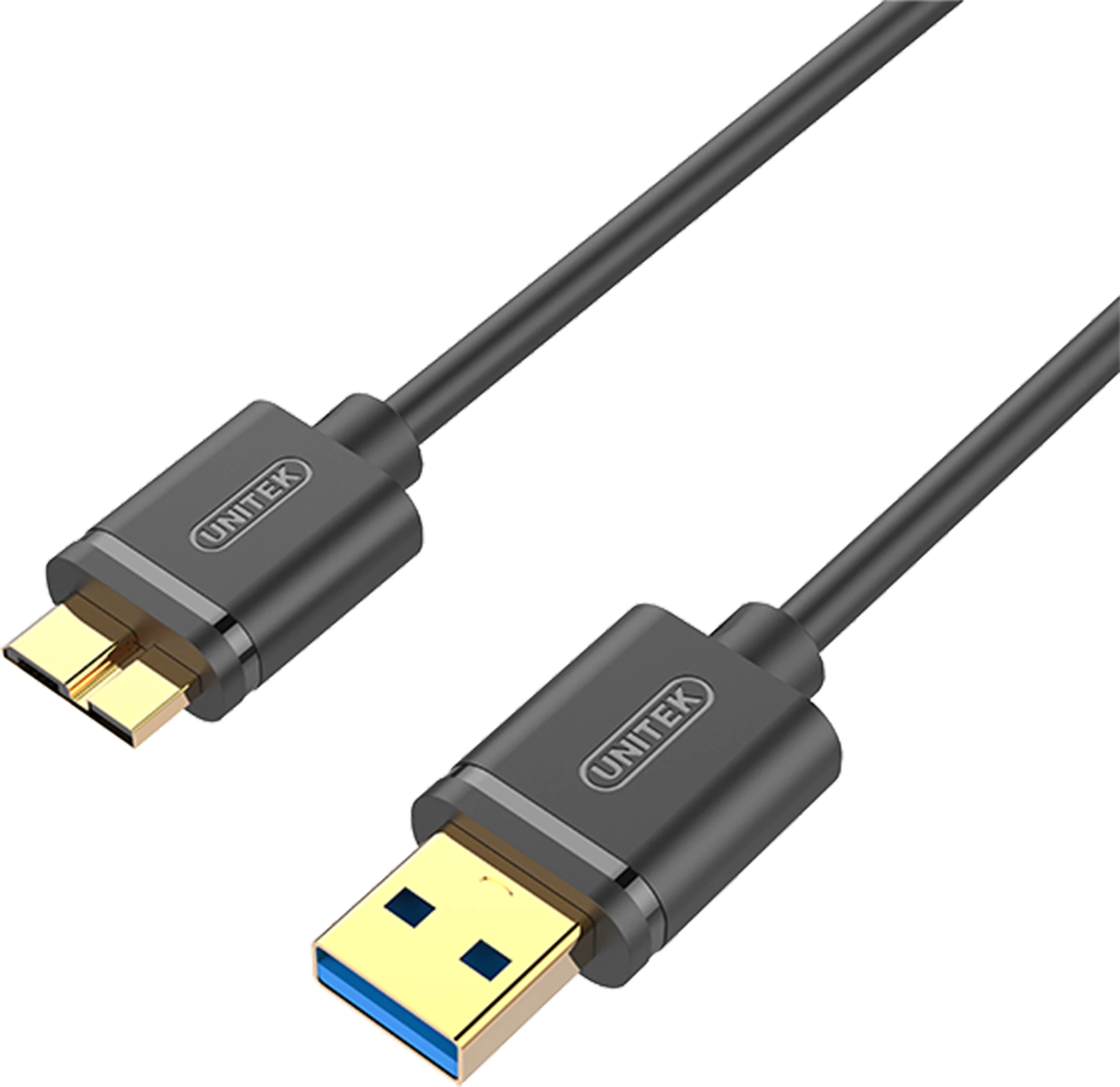 Kabllo USB Unitek Y-C461GBK USB-A në microUSB 1 m USB 3.0, e zezë