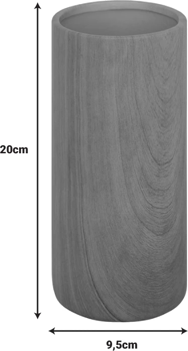 Vazo Joefer qeramike ngjyrë natyrale D9.5x20cm