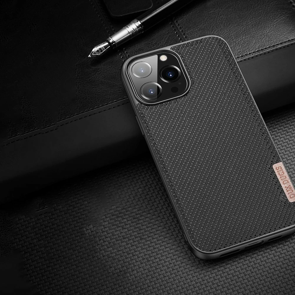 Mbështjellës Dux Ducis Fino për iPhone 13 Pro Max, najlon, Gri