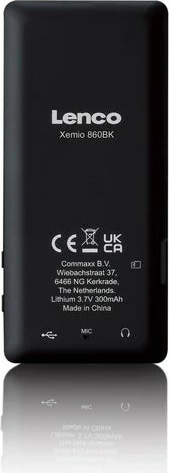 MP3/MP4 player Lenco Xemio-860BK, 256GB, Bluetooth, i zi/gri